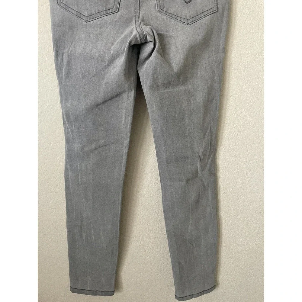Justice Gray Stretchy Mid Rise Pull On Jean Leggings Jeggings Pants Size 10